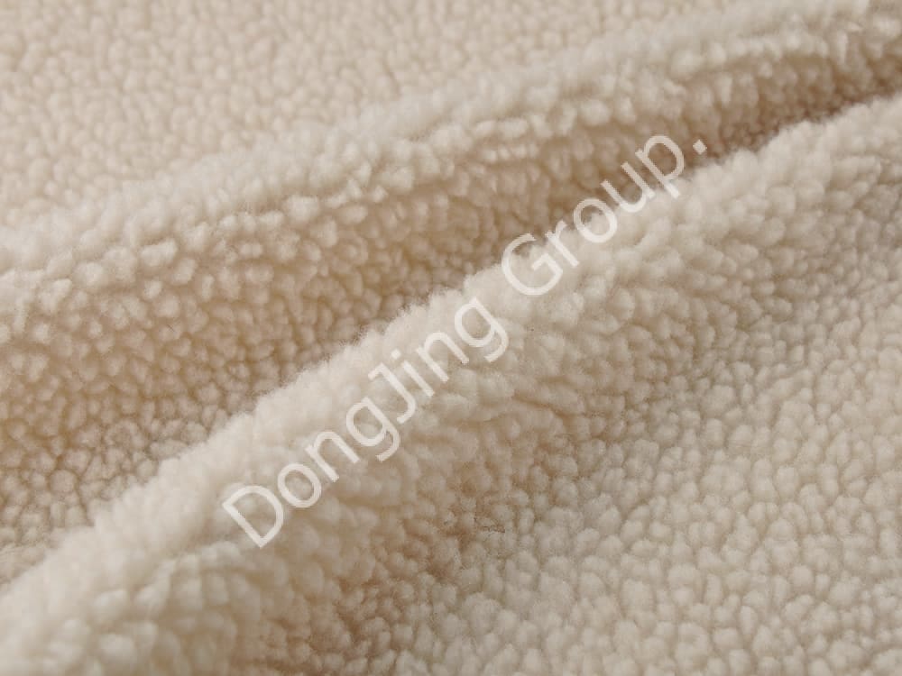 DP0819-béžová jahňacia vlna E1300 faux fur fabric