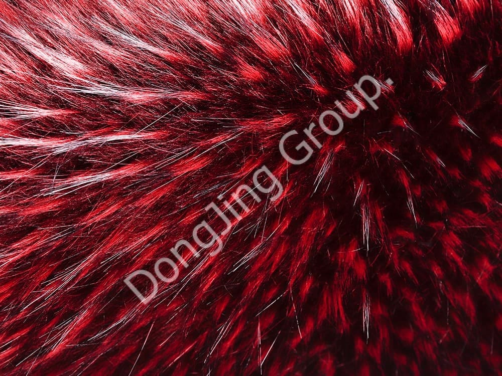 DW0578-fialová myš faux fur fabric