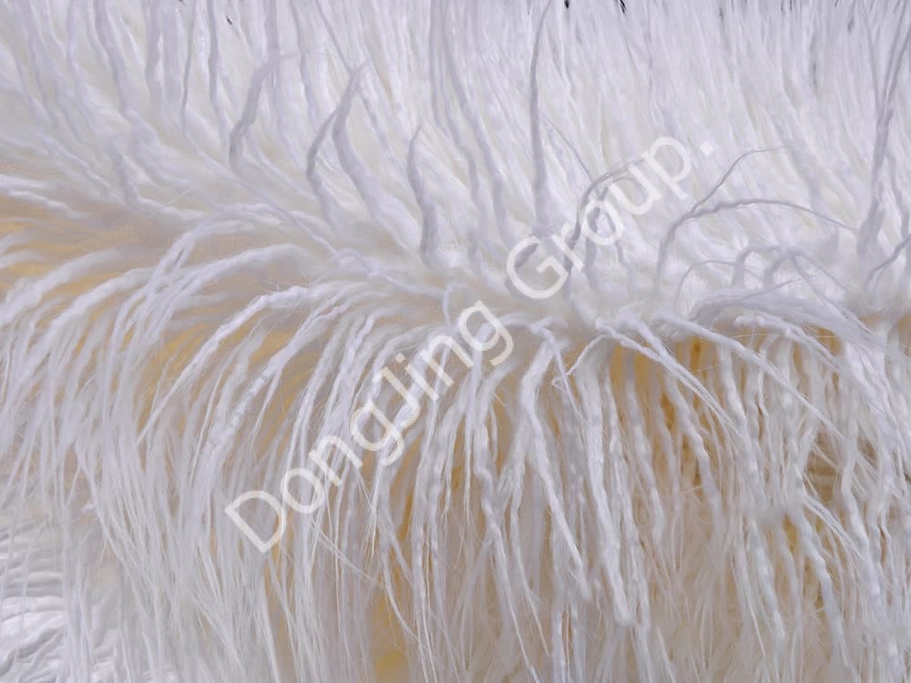 DP0969-Biely valček na dva valce faux fur fabric