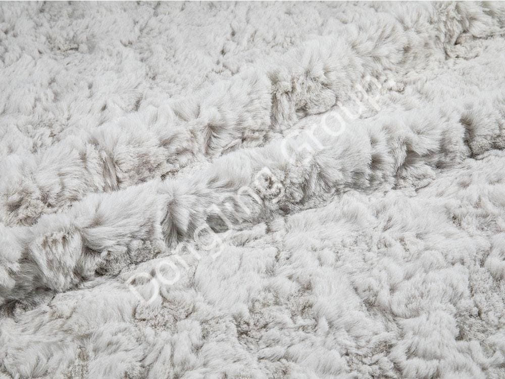 9T1732B-Béžová králičia kožušina faux fur fabric