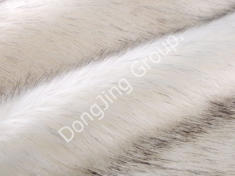 DP0630-White Dyed Tip faux fur fabric