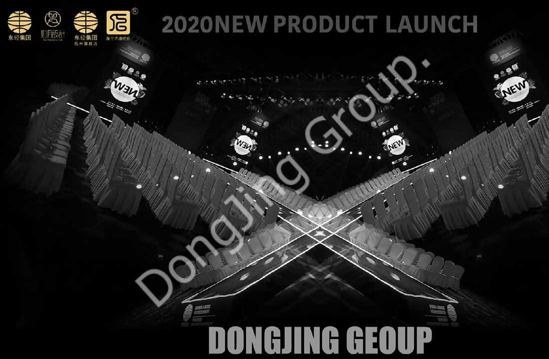 Dongjing Group 2020 VIP zákazník jeseň/zima Konferencia o vydaní nových produktov – predhrievanie otváracieho móla